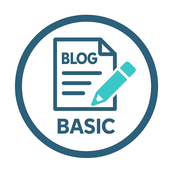 Small Business Content Package Basic Socials, Blog & Article Writing Icon