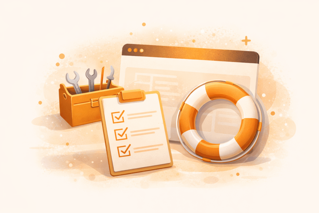 WordPress plugin troubleshooting - recovery checklist and rollback plan