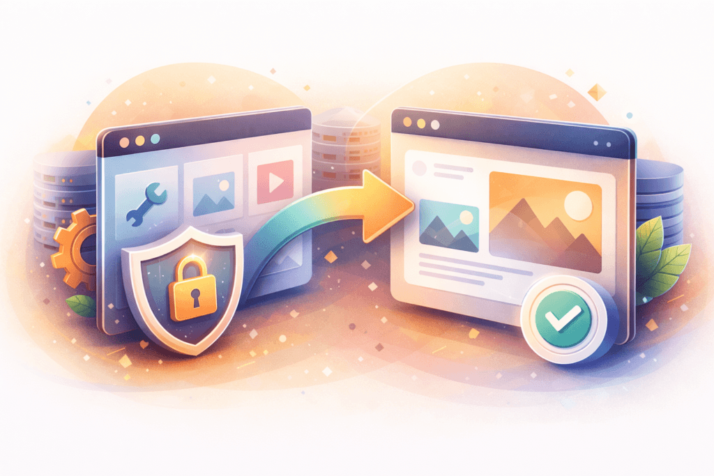 WordPress website maintenance using staging for safer updates