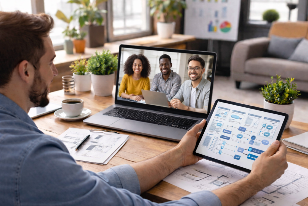 App Design & Development Cost – global app scoping call with a South African team