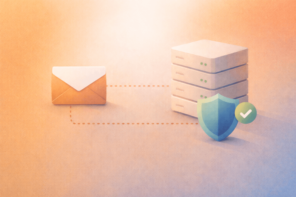 cPanel email setup for small business DNS and MX illustration