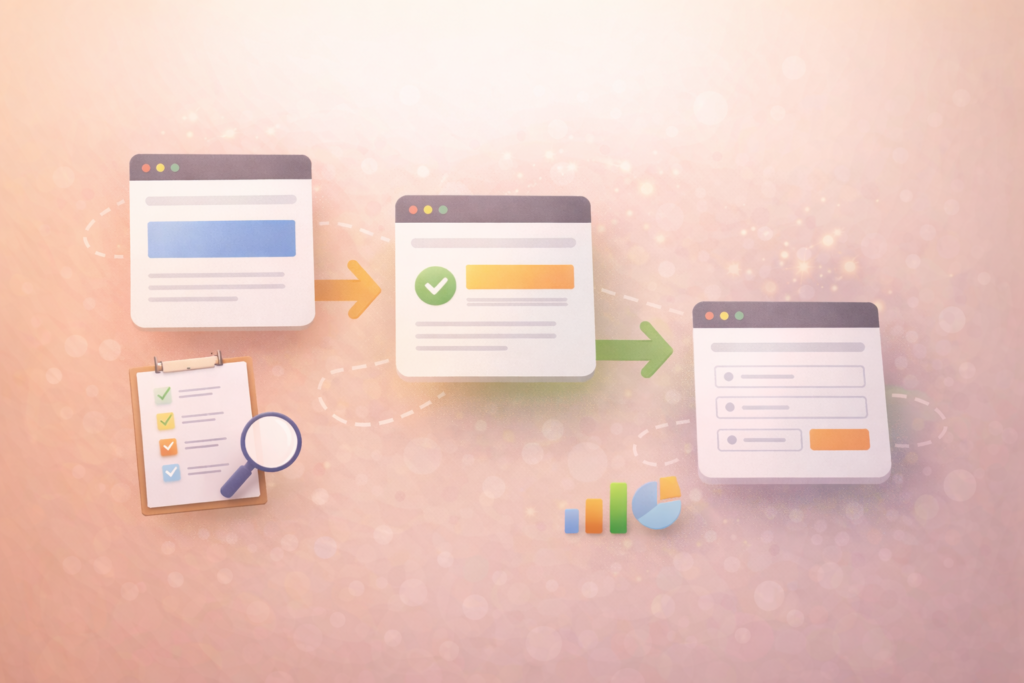 Digital Strategy Sprint funnel and measurement illustration