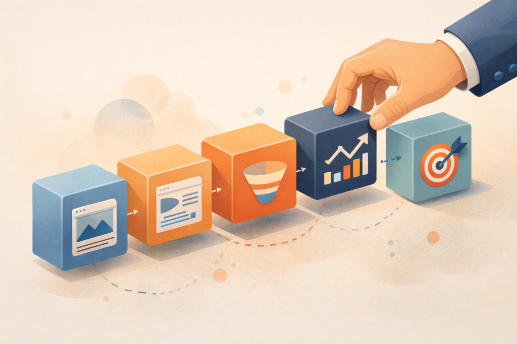 Fractional digital strategy lead aligning website SEO conversion and tracking