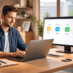 Website maintenance updates workflow using staging and rollback