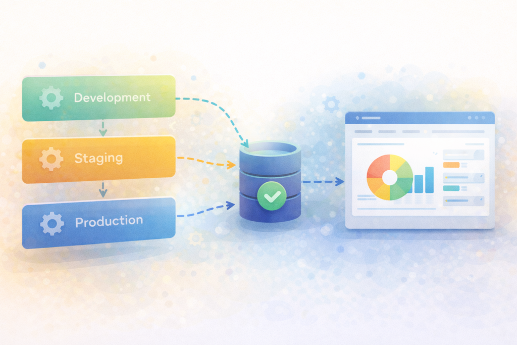App development handover checklist dev staging production and deployment
