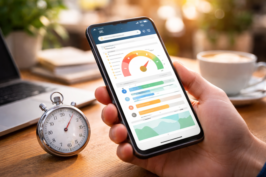 Core Web Vitals optimisation for a small business website