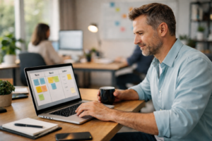 Fractional digital team monthly growth system for busy owners