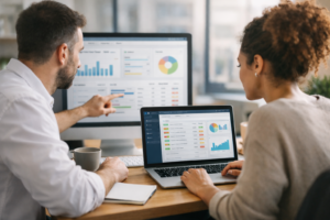 Internal tools web app development dashboard replacing spreadsheets