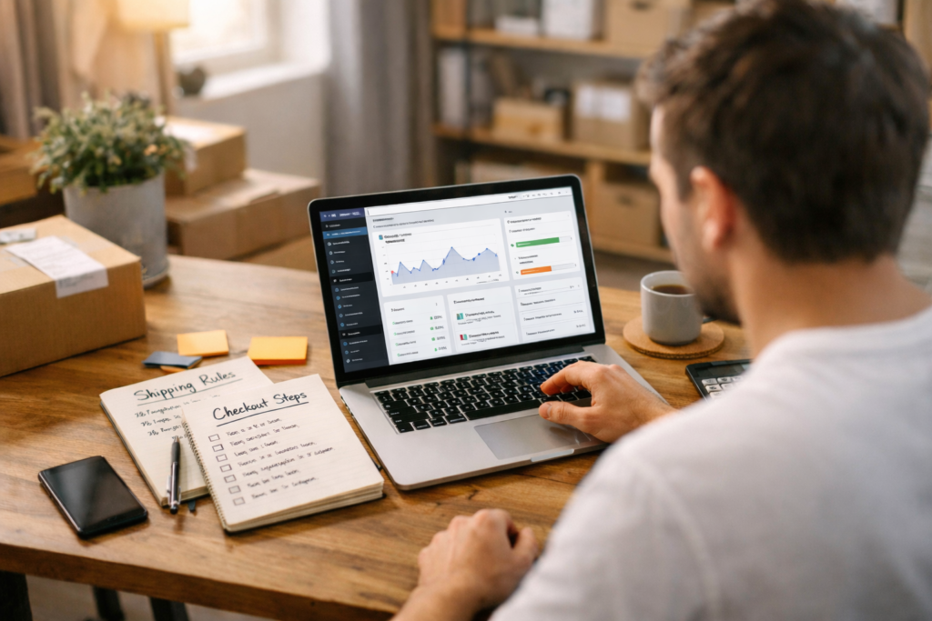 WooCommerce custom plugin planning session for a growing online store