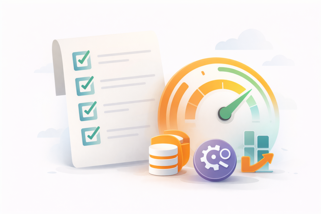 WordPress plugin performance optimization release checklist for custom plugins