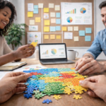 Fractional digital team for small business coordinating freelancers and KPIs