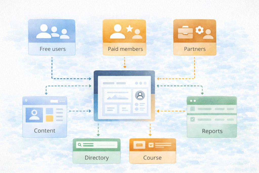Role-based WordPress membership plugin development for mixed membership models