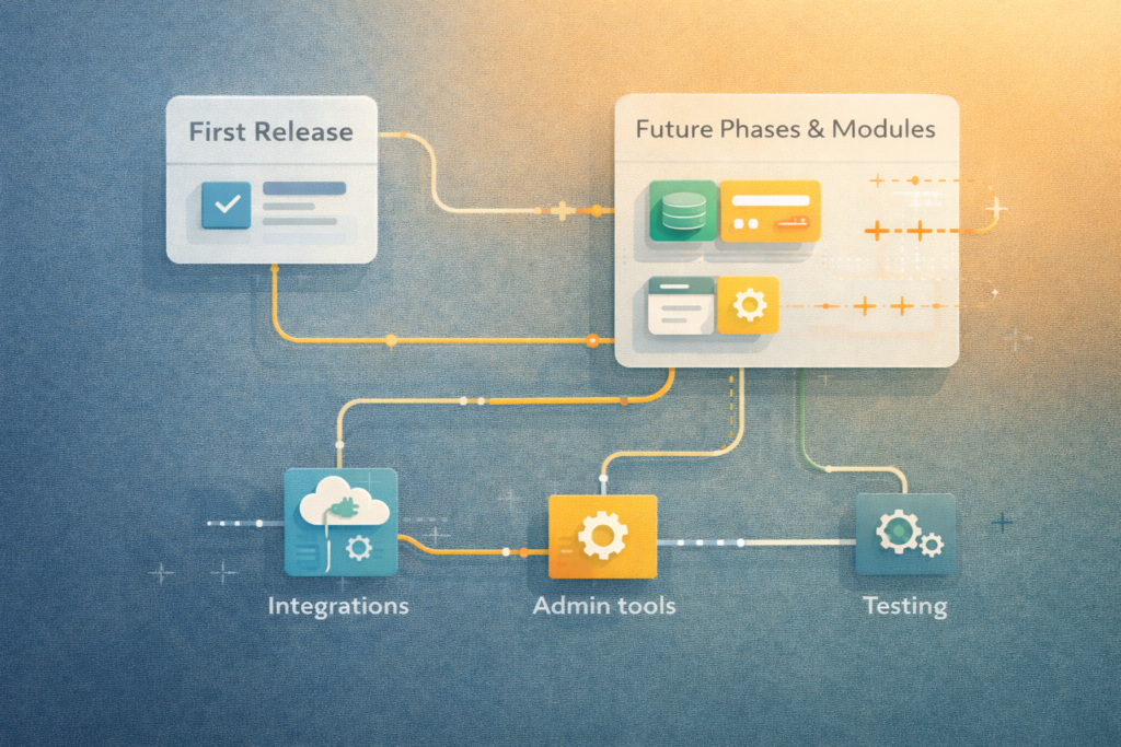 Staged roadmap for custom WordPress plugin development and scope planning