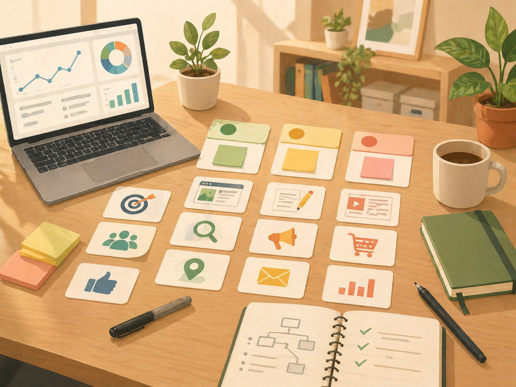 Marketing priority framework for marketing priorities for small business