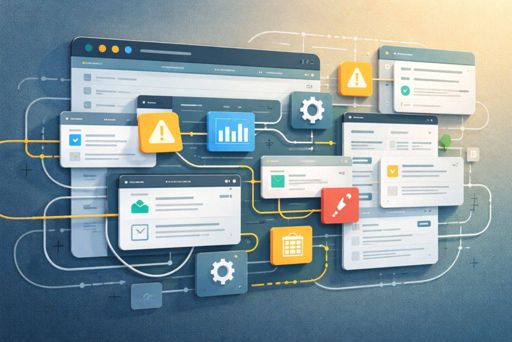 Warning signs of WordPress plugin technical debt on a business website