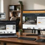 WordPress staging site for small business testing before live website updates