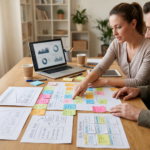 Website content writing buyer journey map for service pages and blogs