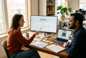 Website navigation best practices for a small business website menu