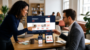 Conversion-focused website planning for a small business