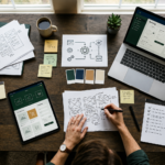 Website scoping checklist used to plan features before requesting a quote