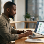 Website security maintenance dashboard for a small business owner