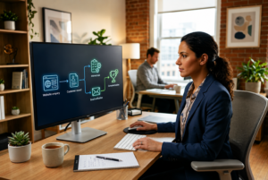 WordPress workflow automation reducing manual admin for a small business