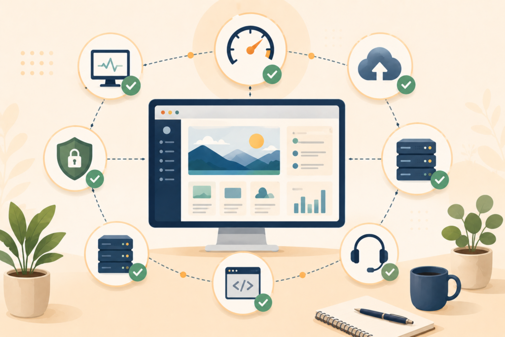 Website performance hosting checklist before campaign launch