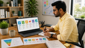 Digital marketing decision framework for a small business owner choosing priorities