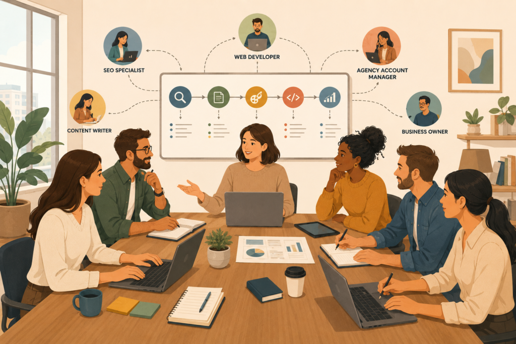 Digital supplier management and agency handovers