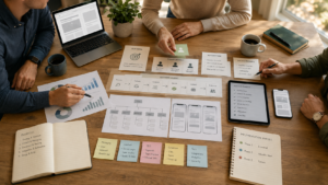 Digital strategy before website redesign planning customer journeys goals and website structure