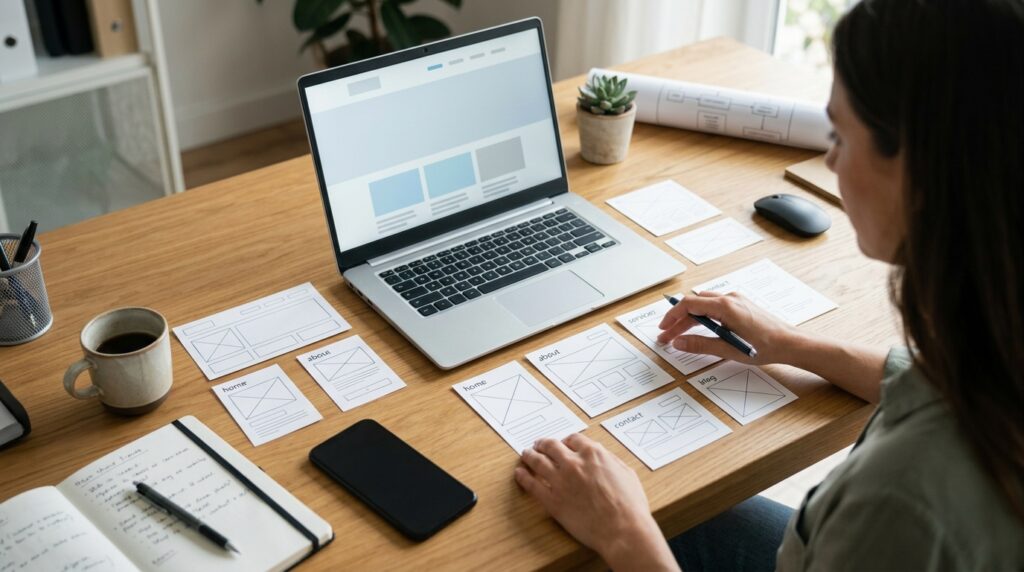 how many website pages do i need for a small business website