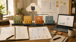 Multi-tenant SaaS architecture planning for a web application