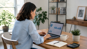Content marketing ROI for small business being reviewed using website performance data