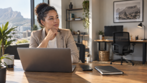 Fractional digital lead vs full-time marketing manager, business owner evaluating digital leadership options.